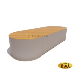 Сиденье «Остров» модель 3 (лиственница)