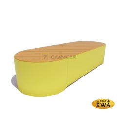 Сиденье «Остров» модель 3 (лиственница)