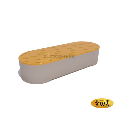 Сиденье «Остров» модель 3 (лиственница)