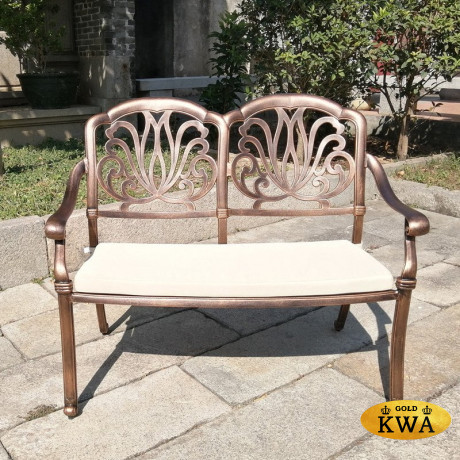 Садовая скамья Valencia 2 из литого алюминия