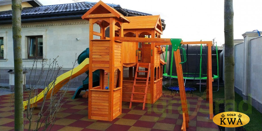 Детская площадка IgraGrad "Клубный домик Макси с трубой"