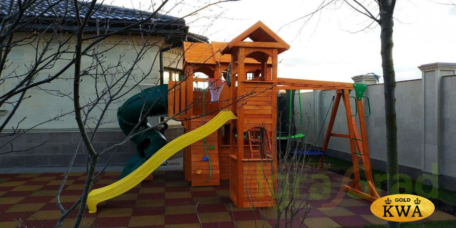 Детская площадка IgraGrad "Клубный домик Макси с трубой"