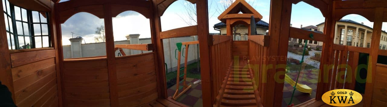 Детская площадка IgraGrad "Клубный домик Макси с трубой"