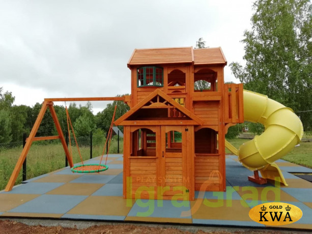 Детская площадка IgraGrad "Клубный домик Макси с трубой"
