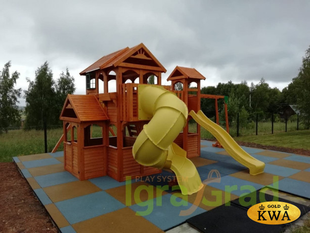 Детская площадка IgraGrad "Клубный домик Макси с трубой"