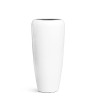 Кашпо TREEZ Effectory Gloss Высокий конус Design Белый глянцевый лак в-97 см, д-34 см 1/1