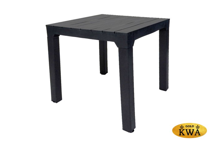 Стол b:rattan Boston Quatro 780х780, антрацит