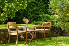 Кофейный комплект из акации КАРО c низким столом