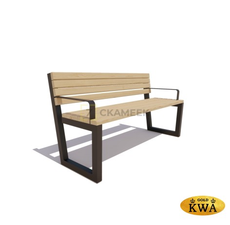 Садово-парковая скамейка «Ставрополь» (лиственница 2,0)