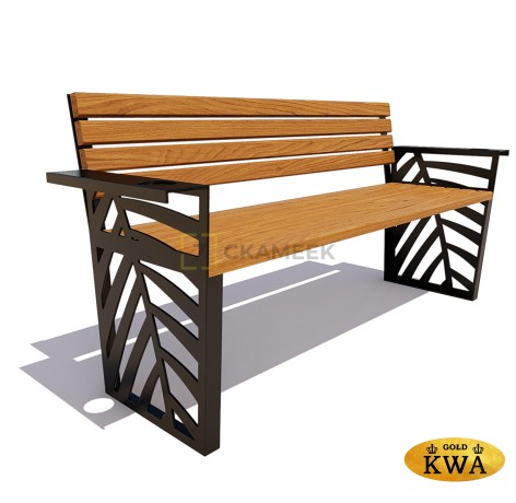 Скамейка парковая «Крым» (лиственница 2,0 м, 40х60)