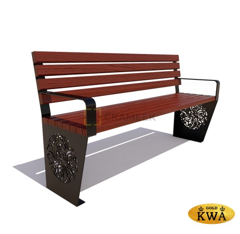 Скамейка «Индия» (3,0 м лиственница,40х60)