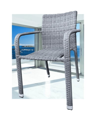 Плетеный стул AFM-4030G Grey