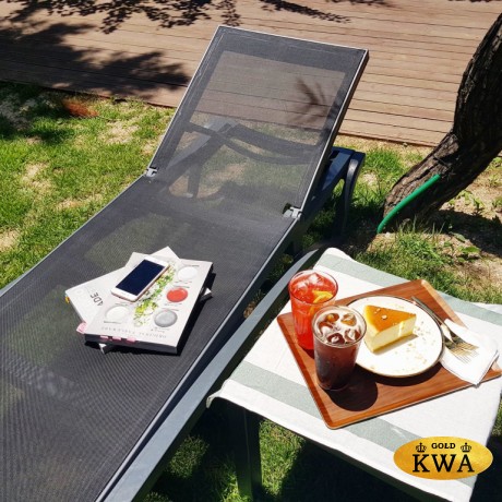 Шезлонг-лежак пластиковый