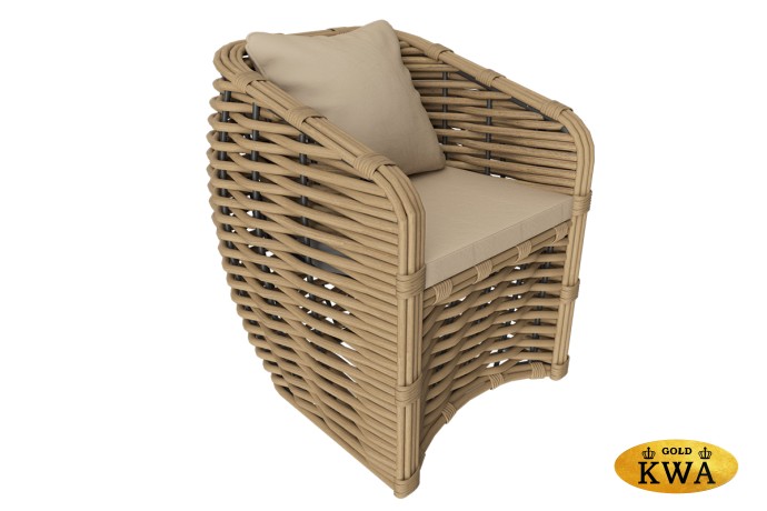 MOKKA MAJORCA кресло, цвет соломенный