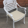 Белая литая мебель из алюминия Geraldine 8