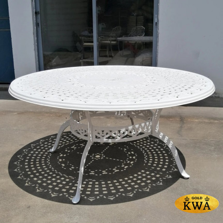 Белая литая мебель из алюминия Geraldine 8