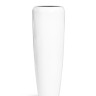 Кашпо TREEZ Effectory Gloss Высокий конус Design Белый глянцевый лак в-117 см, д-34 см 1/1