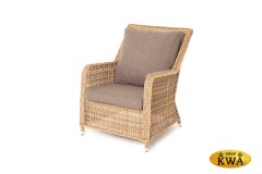 &quot;Гляссе&quot; кресло плетеное из искусственного ротанга (гиацинт), цвет соломенный