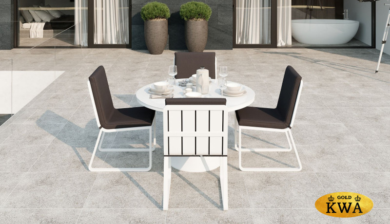 Обеденный комплект Voglie round белый