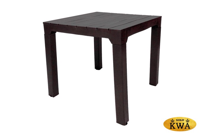 Стол b:rattan Boston Quatro 780х780, венге