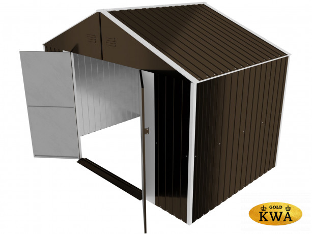 Металлический сарай хозблок Barnas Smart (распашные двери)