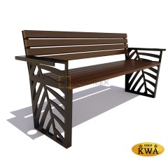 Скамейка парковая «Крым» (0,6 ангарская сосна, 40х60)