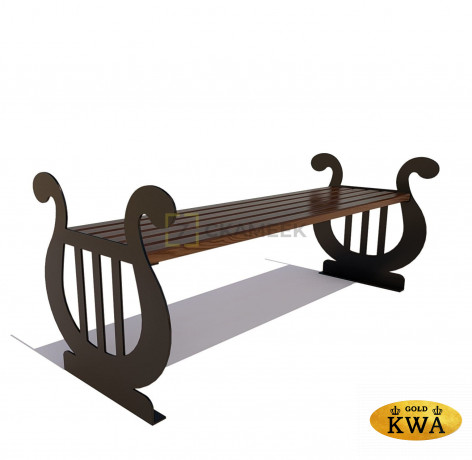 Скамейка «Арфа» (1,5 лиственница)