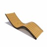 Шезлонг «Волна» (лиственница)