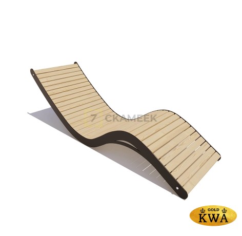 Шезлонг «Волна» (лиственница)