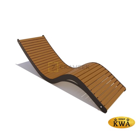 Шезлонг «Волна» (лиственница)