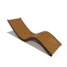 Шезлонг «Волна» (лиственница)