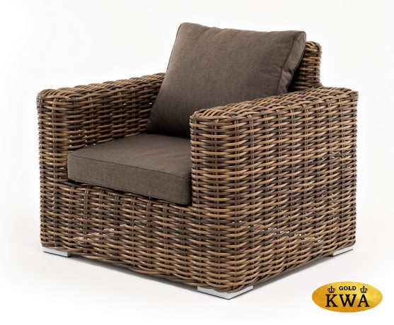 "Палермо" кресло из искусственного ротанга, цвет соломенный