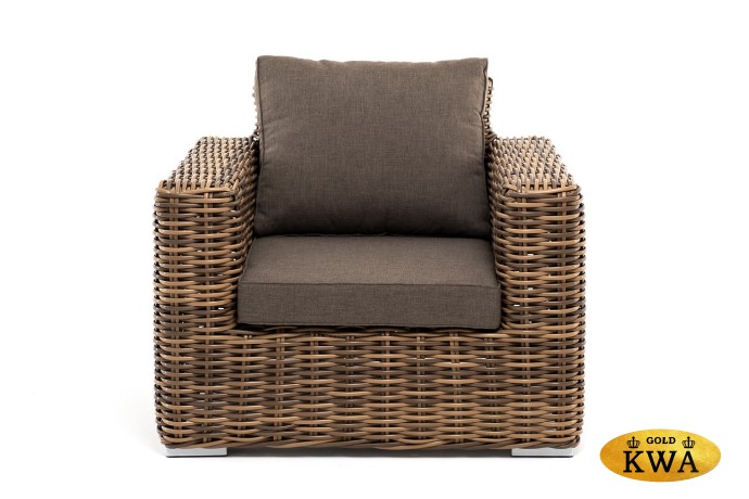 "Палермо" кресло из искусственного ротанга, цвет соломенный