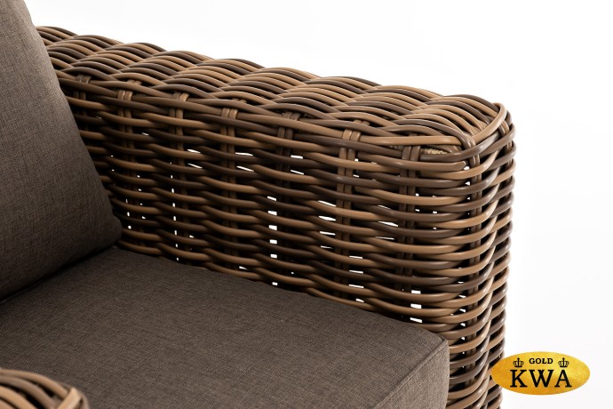 "Палермо" кресло из искусственного ротанга, цвет соломенный