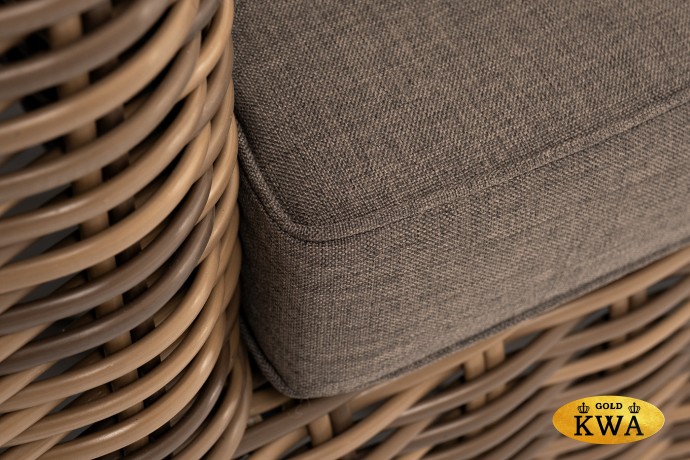 "Палермо" кресло из искусственного ротанга, цвет соломенный