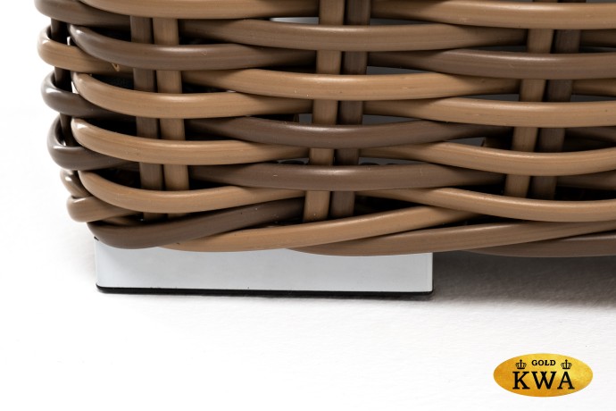 "Палермо" кресло из искусственного ротанга, цвет соломенный