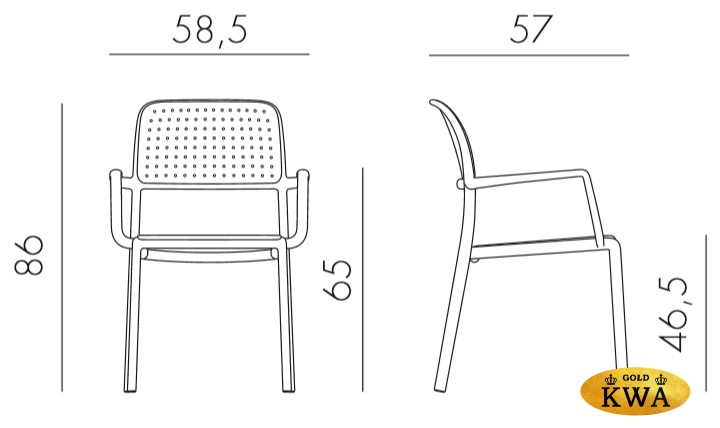 Кресло пластиковое