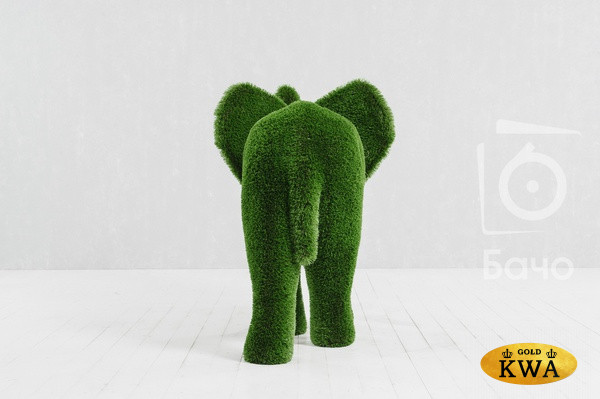 Топиари ландшафтная фигура Слон малый