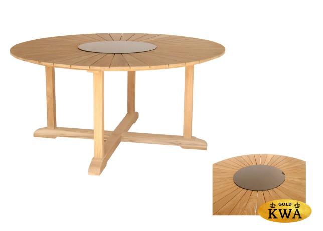 Circus 160 Стол обеденный натуральный, тик