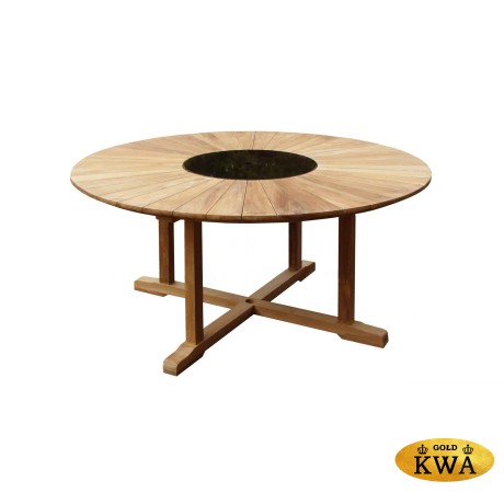 Circus 160 Стол обеденный натуральный, тик