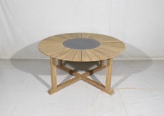 Циркус 160 Стол садовый натуральный, тик