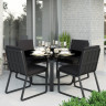 Обеденный комплект Primavera темно-серый