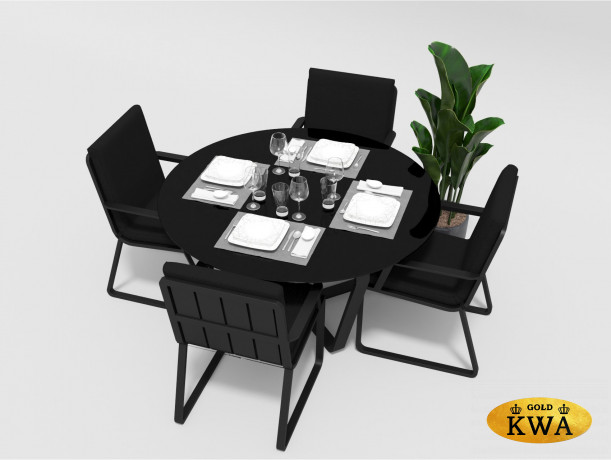 Обеденный комплект Primavera темно-серый