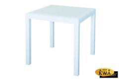 Стол B:rattan Dallas 800*800мм, белый