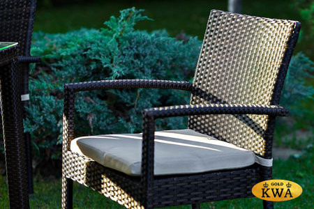 Обеденный комплект MILANO темно-коричневый на 4 персоны