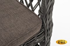&quot;Сицилия&quot; плетеный стул из искусственного ротанга, цвет графит