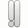 Deko mod.2 Gold Сет из 3-х зеркал 35*160, 35*125 см, Ø35 см