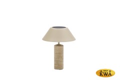 Kiruna (Cylinder Cone S) Светильник бежевый, алюминий/натуральный камень