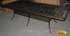 Стол из литого алюминия на 10 персон