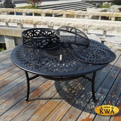 Стол с барбекю из литого алюминия